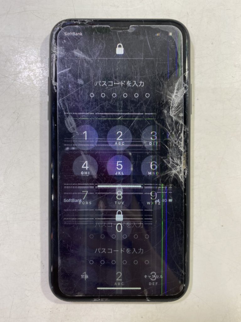 iPhoneXR画面修理　宮崎