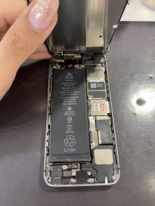iPhone5s バッテリー交換 宮崎市